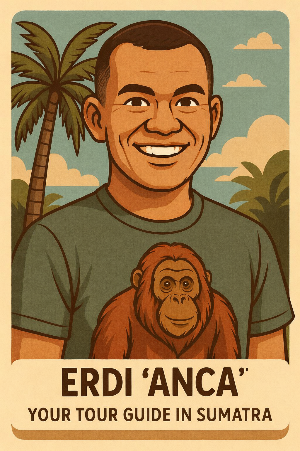 Your Guide in Sumatra sticker